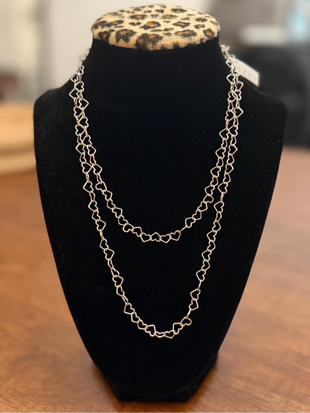 Vintage Milor Italy 925 Sterling Silver Open Heart Link Necklace – 36”